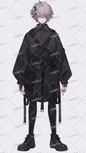 AA-1102: A boy with silver hair and black clothes exuding a mysterious aura