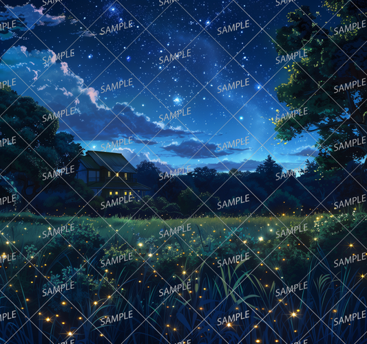 AC-0085 Firefly-colored night scenery