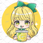 AC-0265 Lemon-themed little girl icon