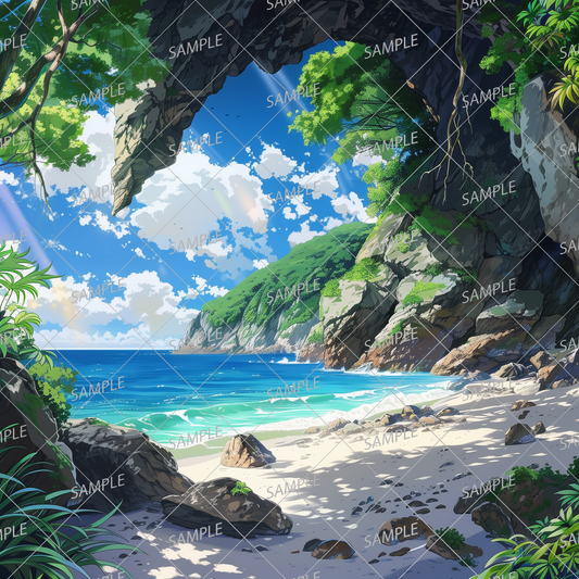 AC-0034 Coastal scenery that captures the beauty of nature